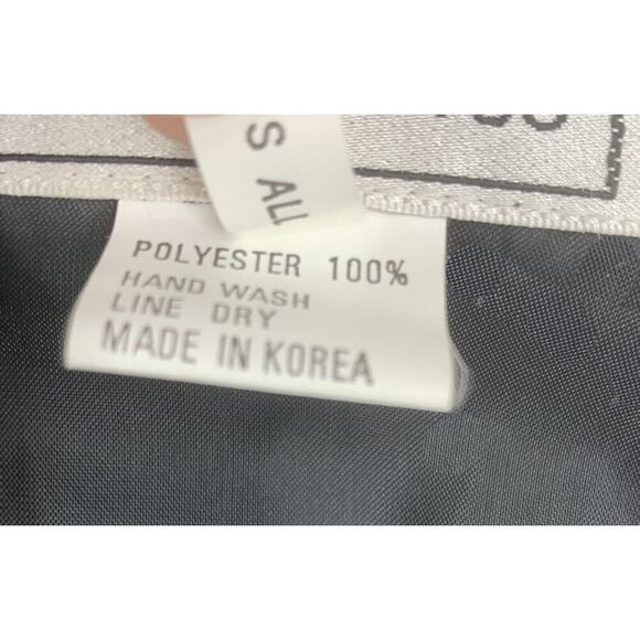 Vintage 1980's GDT Too Unusual Black Pleated Bomber Jacket Korea OSFM - Picture 6 of 8